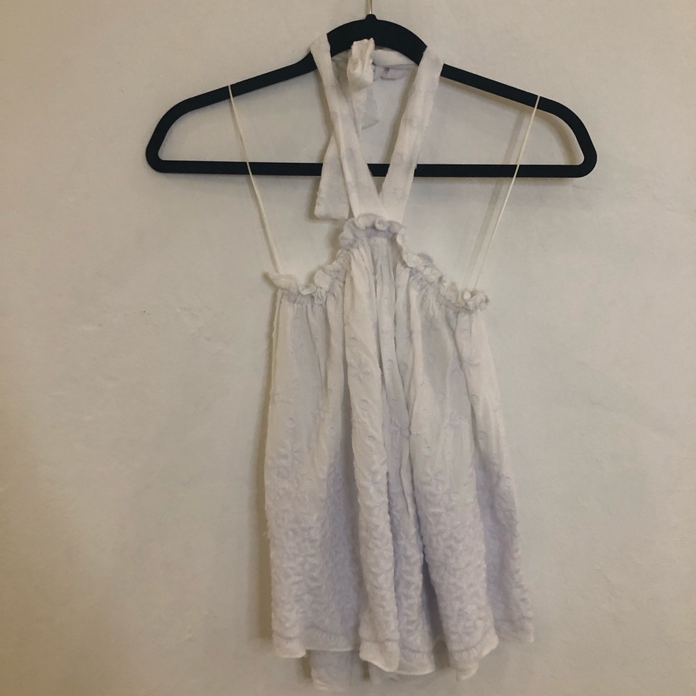 Misa Lexi embroidered halter top - Picture 5 of 12